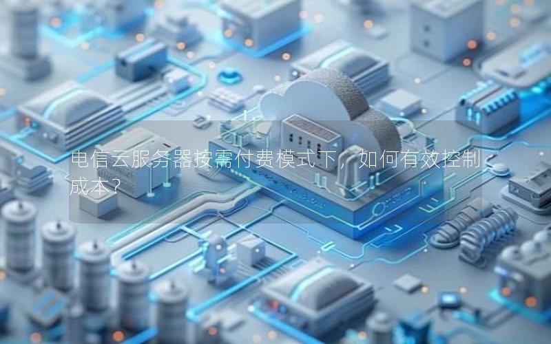电信云服务器按需付费模式下，如何有效控制成本？