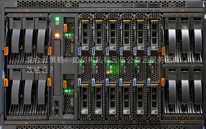 混合云策略：如何将私有云与公有云服务器有效结合？